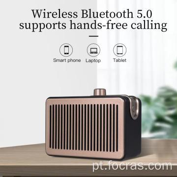 Palestrante Retro Bluetooth sem fio Alto -falante vintage